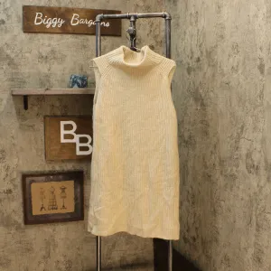 A New Day Women's Sleeveless Sweater Dress Oatmeal XXL