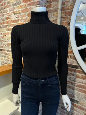 ALASHAN CASHMERE COTTON BLAIR RIB TURTLENECK