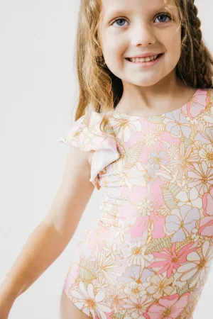 Boho Floral Leotard - Pink