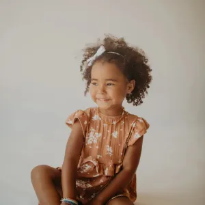 Café Floral Bubble Romper