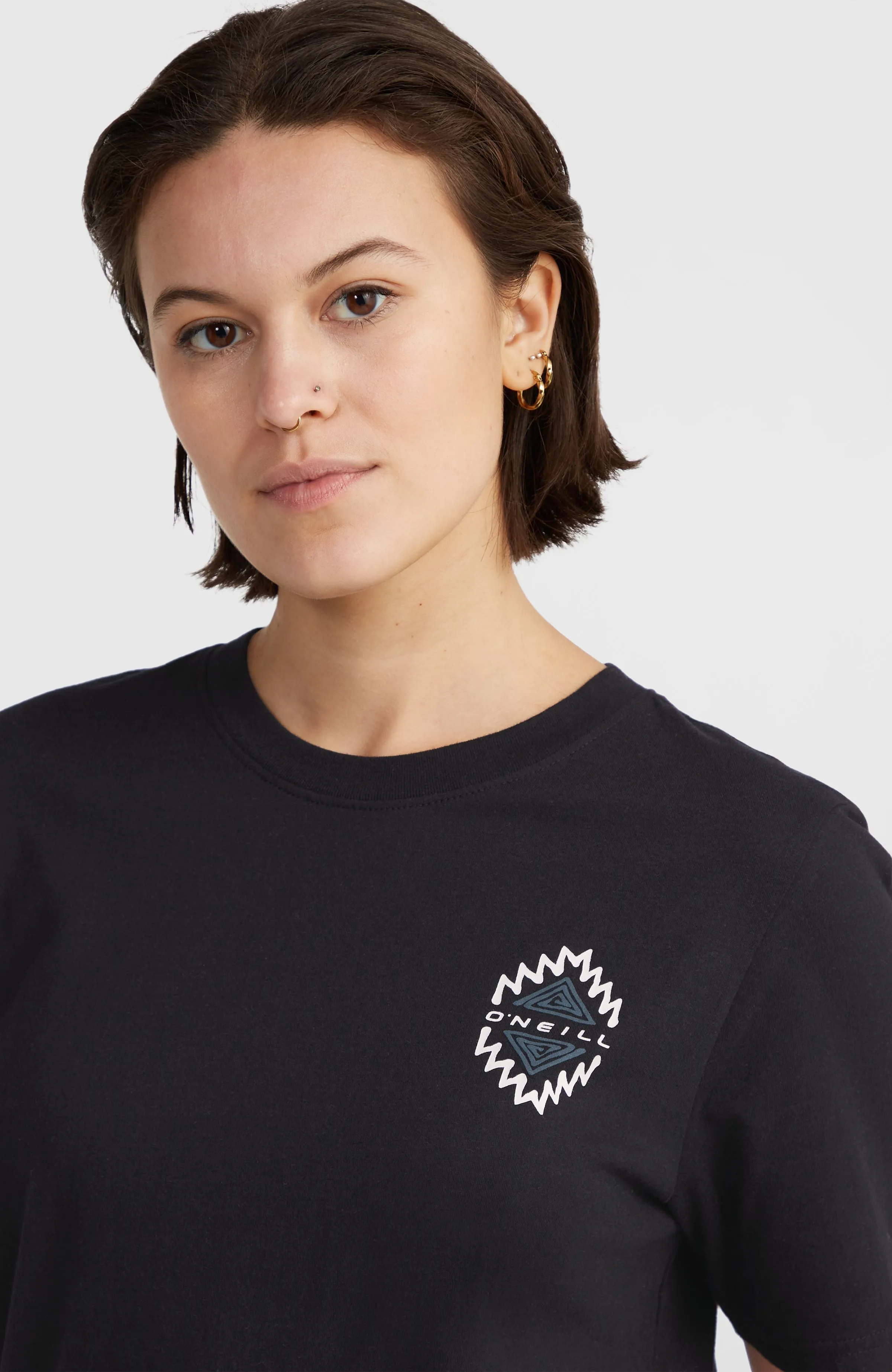 Chest Graphic T-Shirt | Black Out