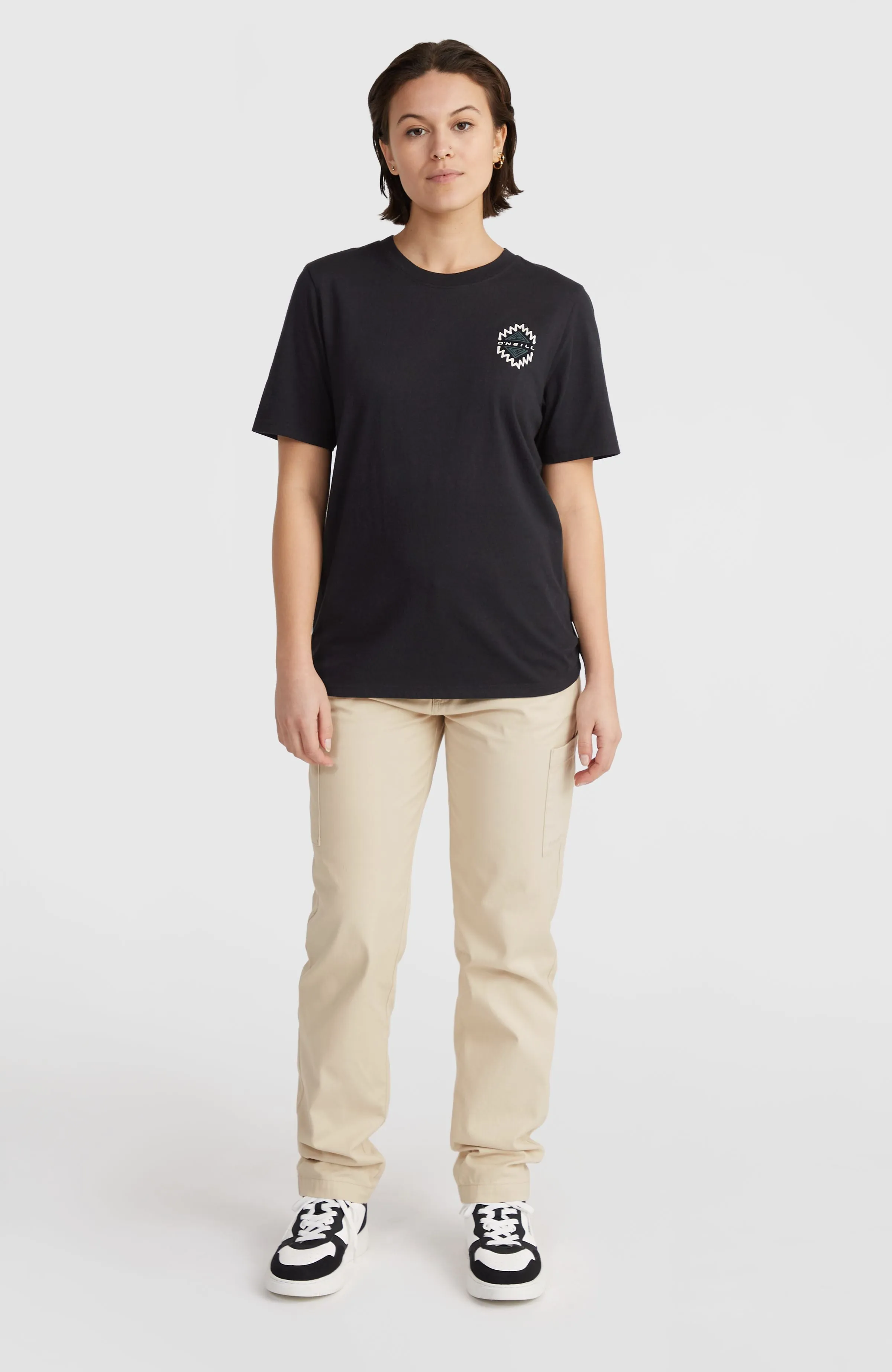 Chest Graphic T-Shirt | Black Out