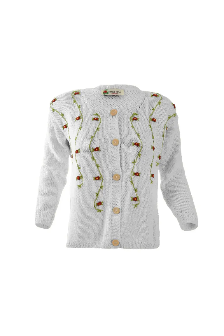 CLEMATIS Cotton Cardigan