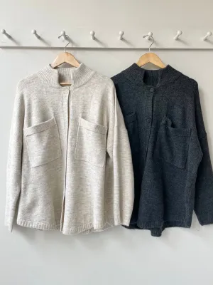 Double Pocket Cardigan