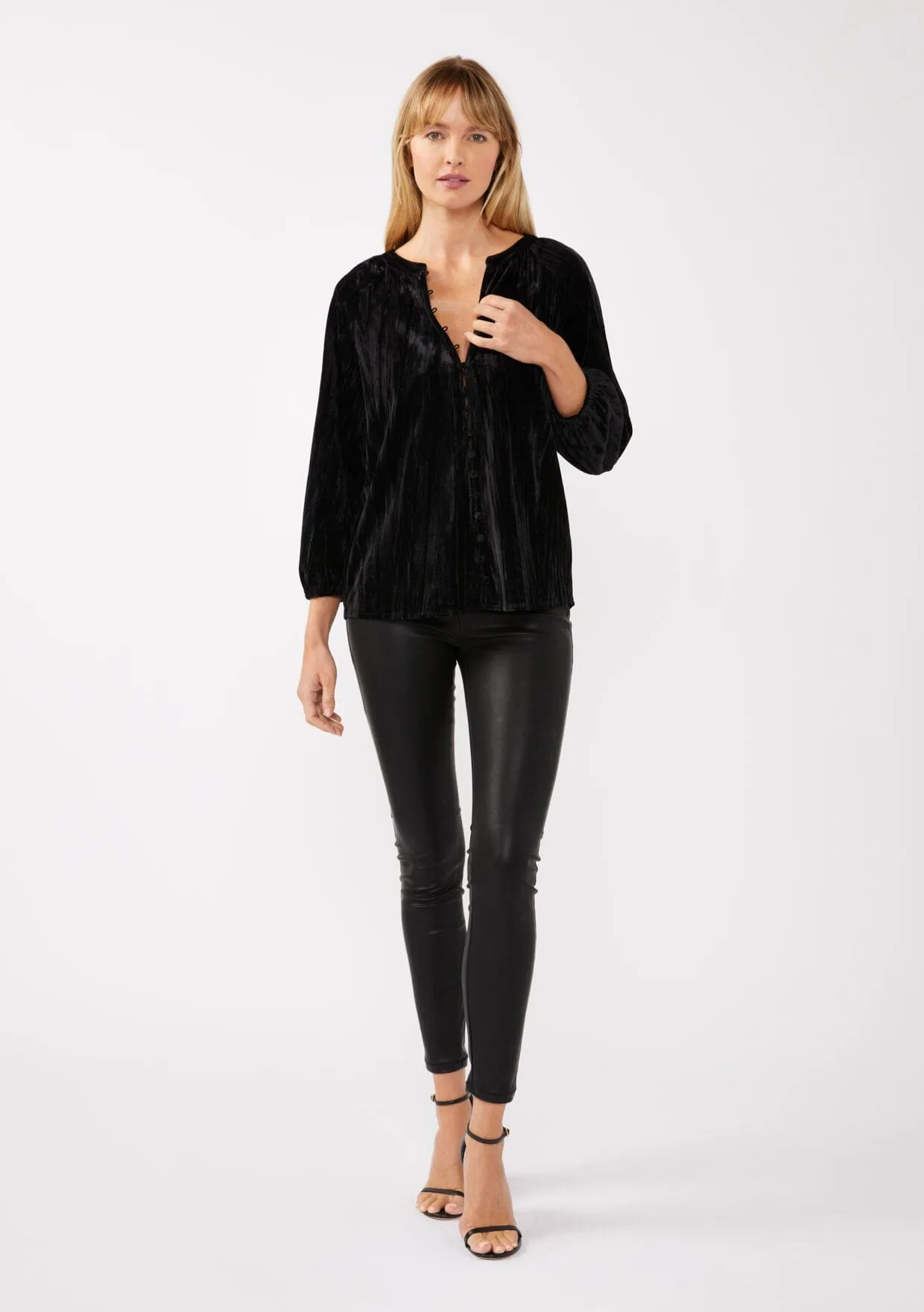 Estela Velvet Blouse