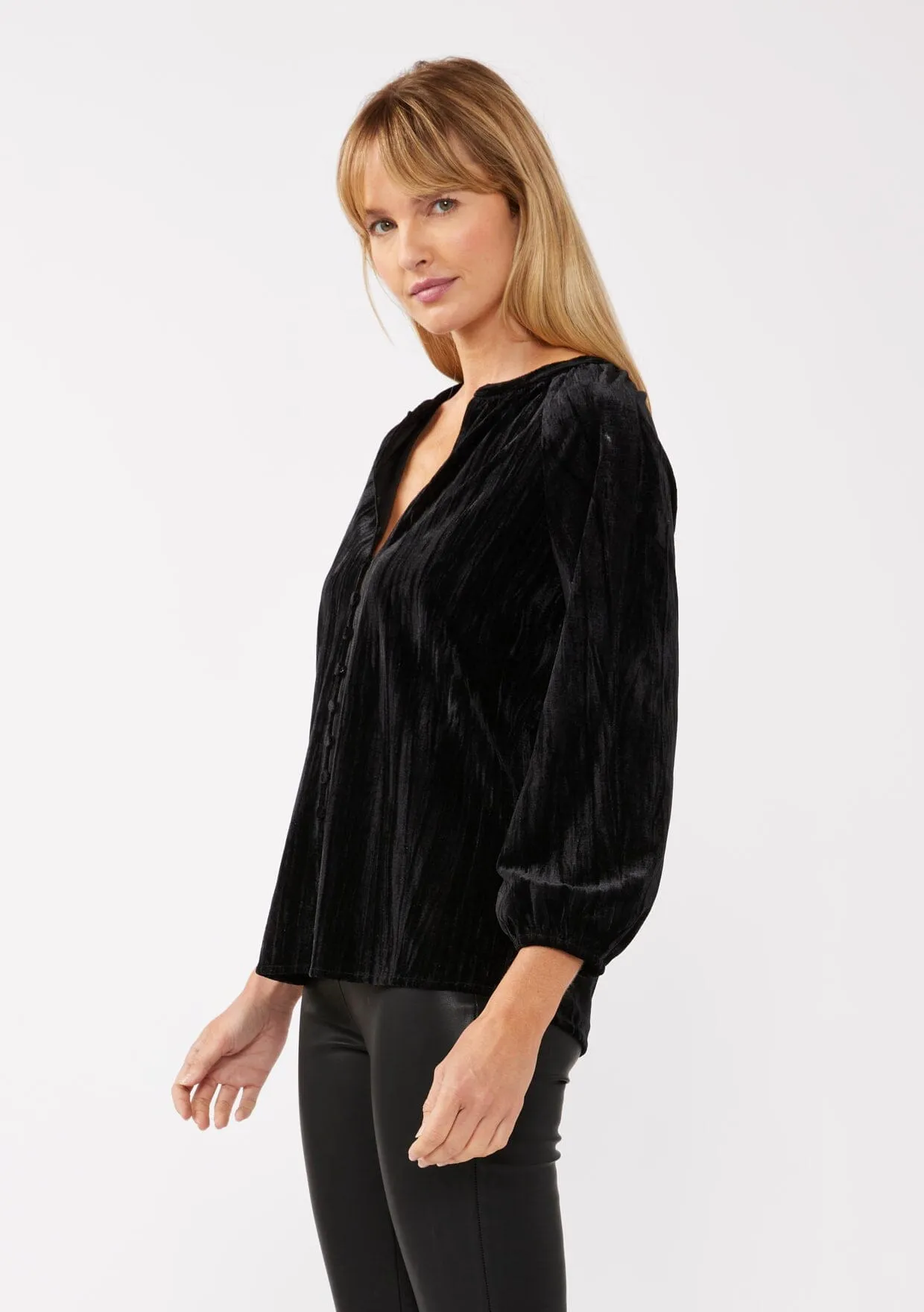 Estela Velvet Blouse