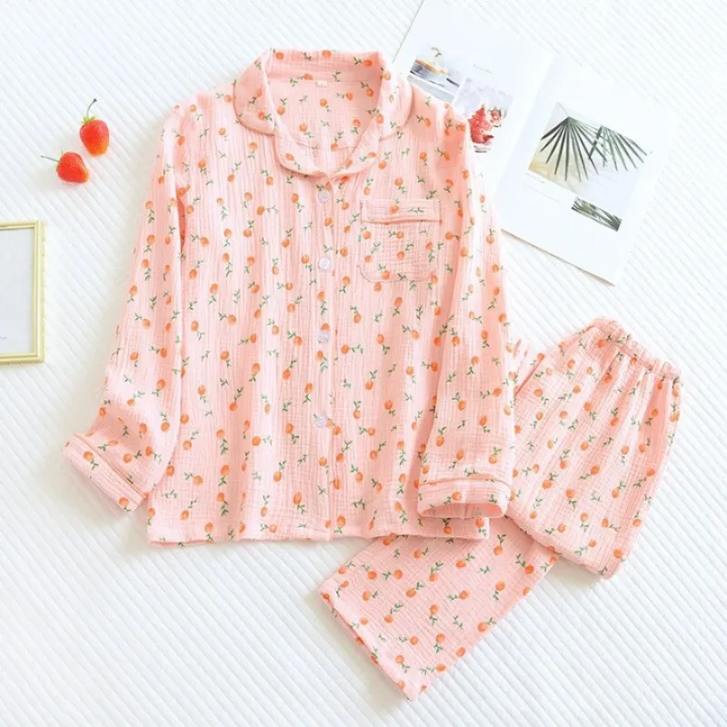 Floral Pajama Suit Set