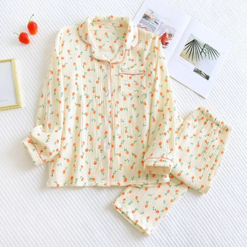 Floral Pajama Suit Set