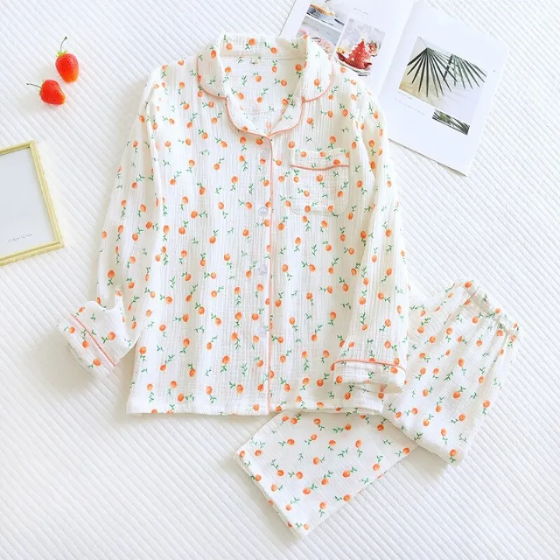 Floral Pajama Suit Set