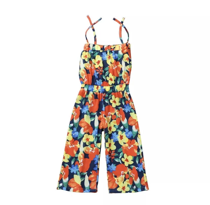 GIRLS "Flower Colored Jumpsuit"