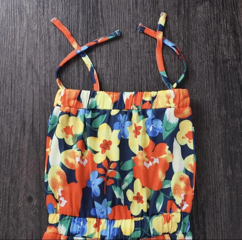 GIRLS "Flower Colored Jumpsuit"