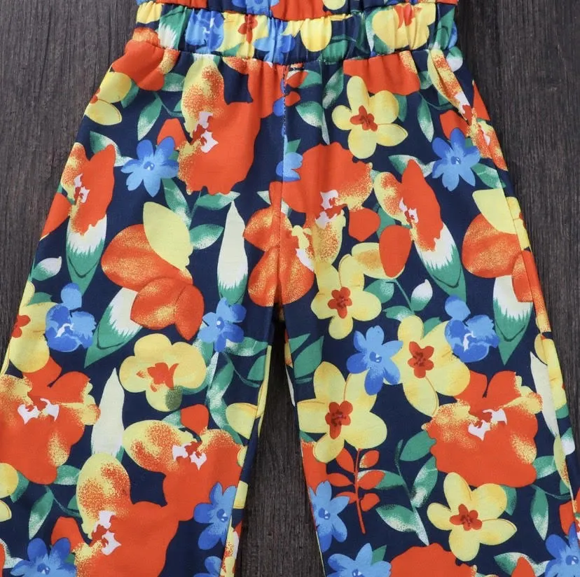 GIRLS "Flower Colored Jumpsuit"
