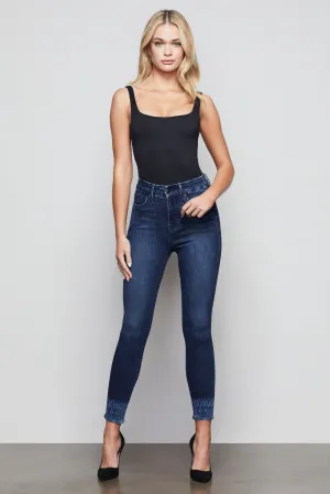GOOD WAIST CROP | BLUE438