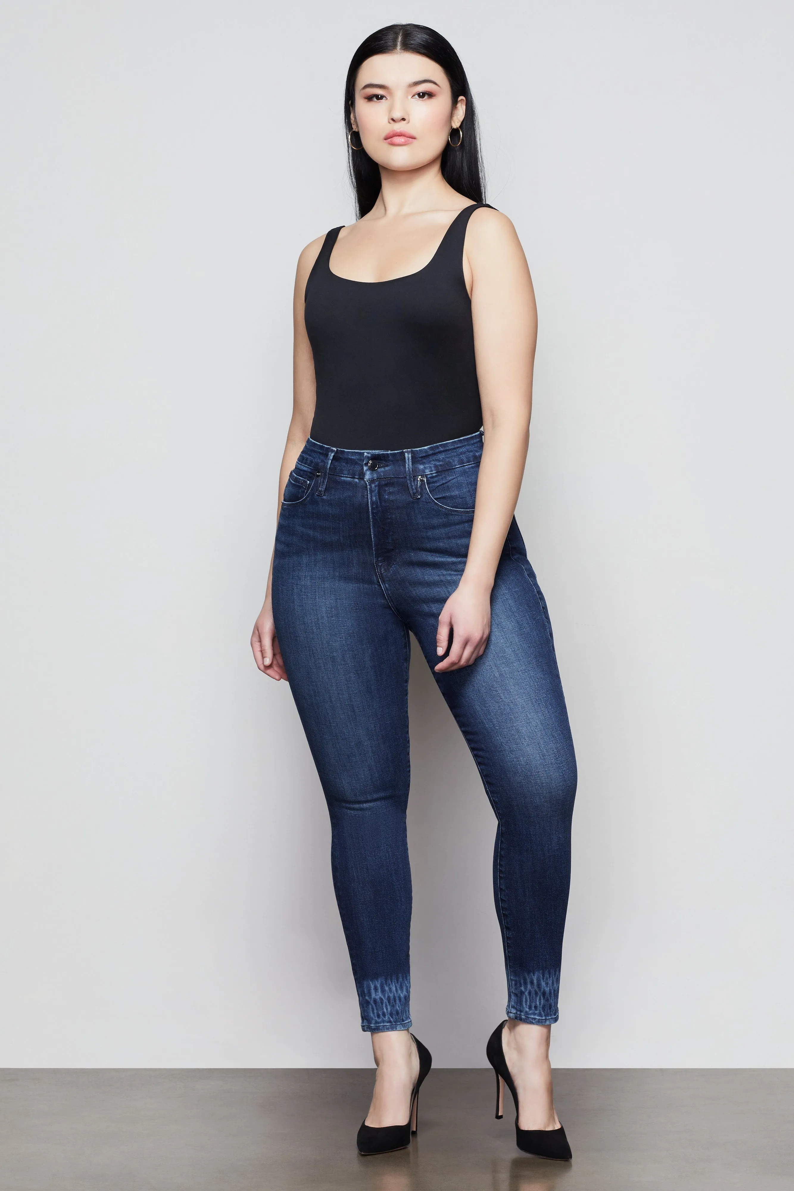 GOOD WAIST CROP | BLUE438