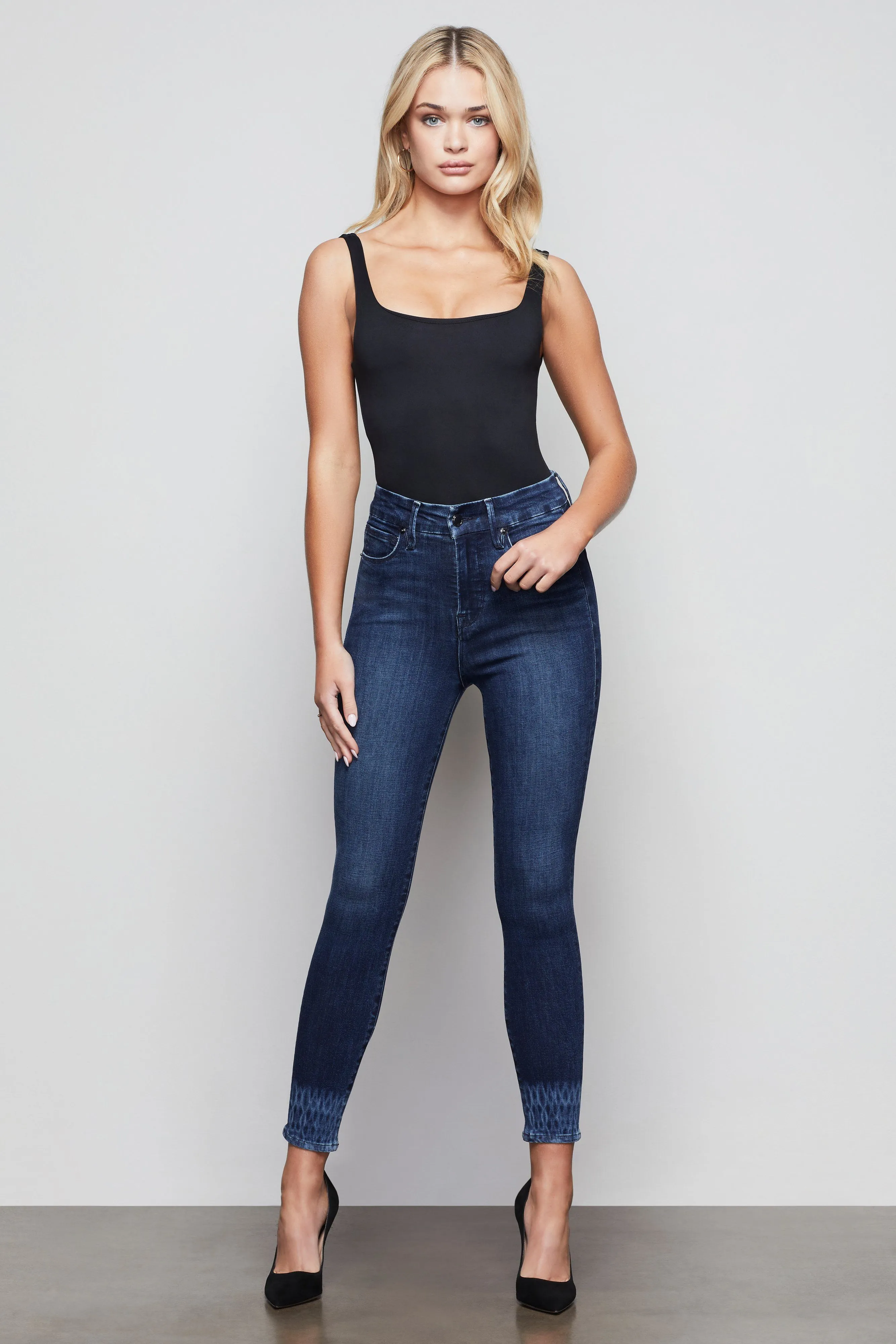 GOOD WAIST CROP | BLUE438