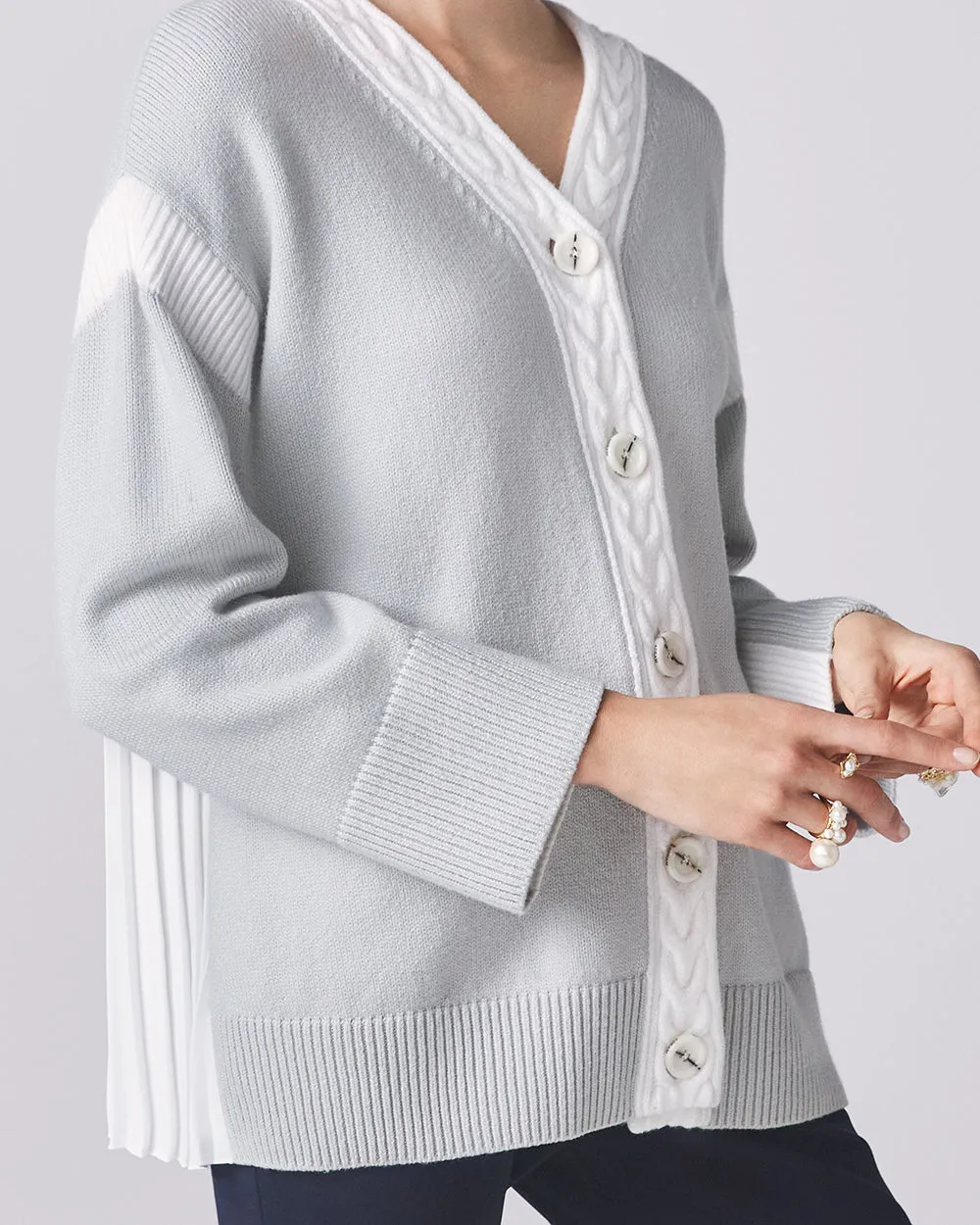 Heather Grey Rothko Cardigan