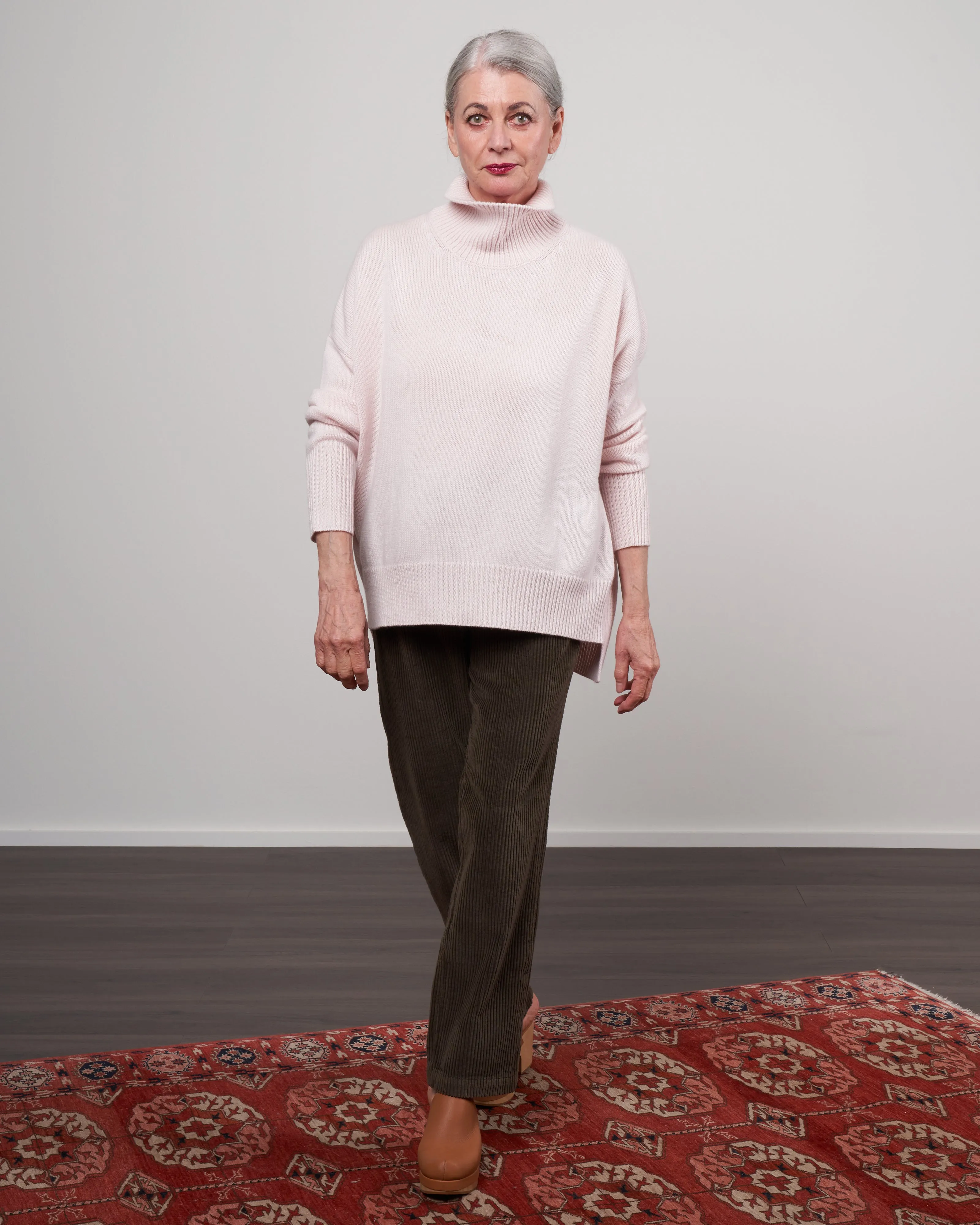 heidi sweater - soft pink