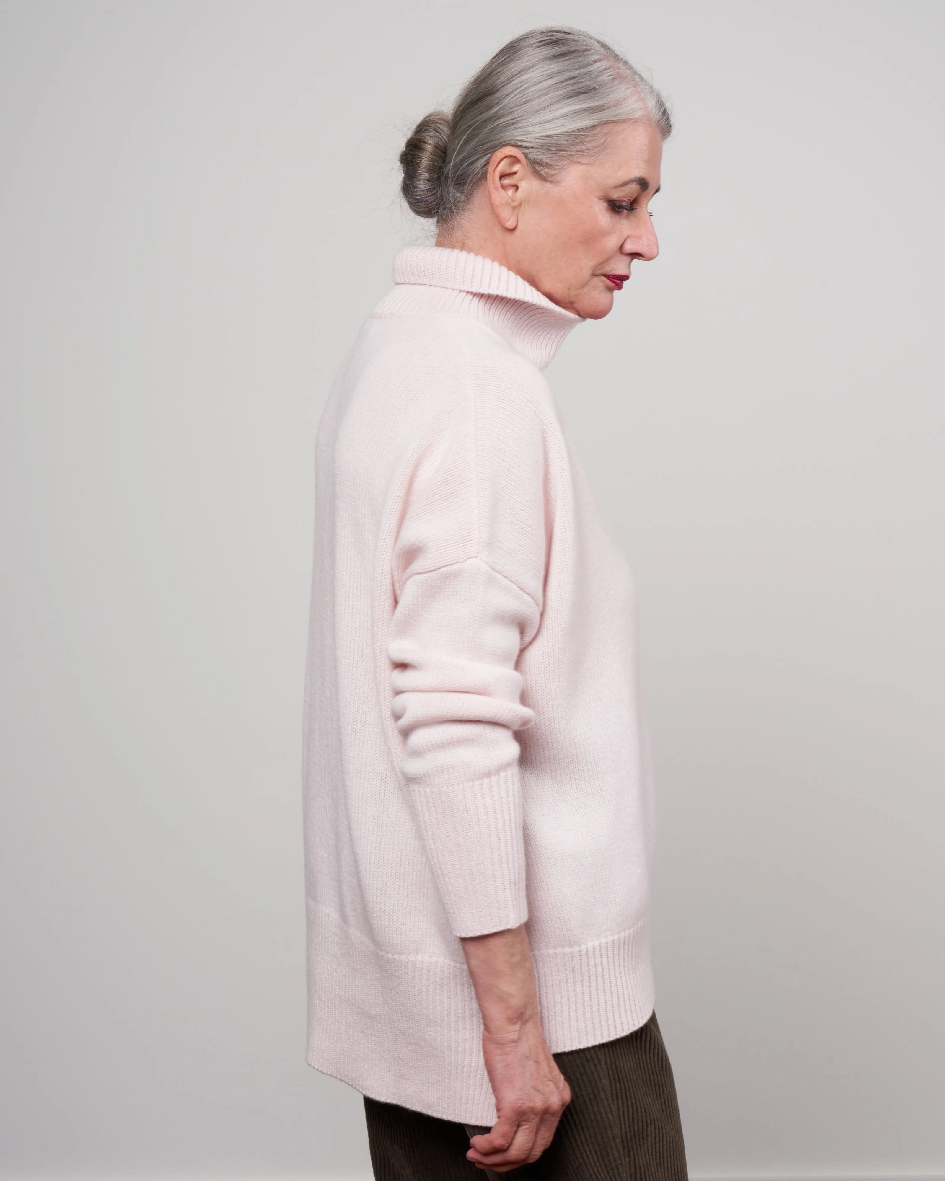 heidi sweater - soft pink