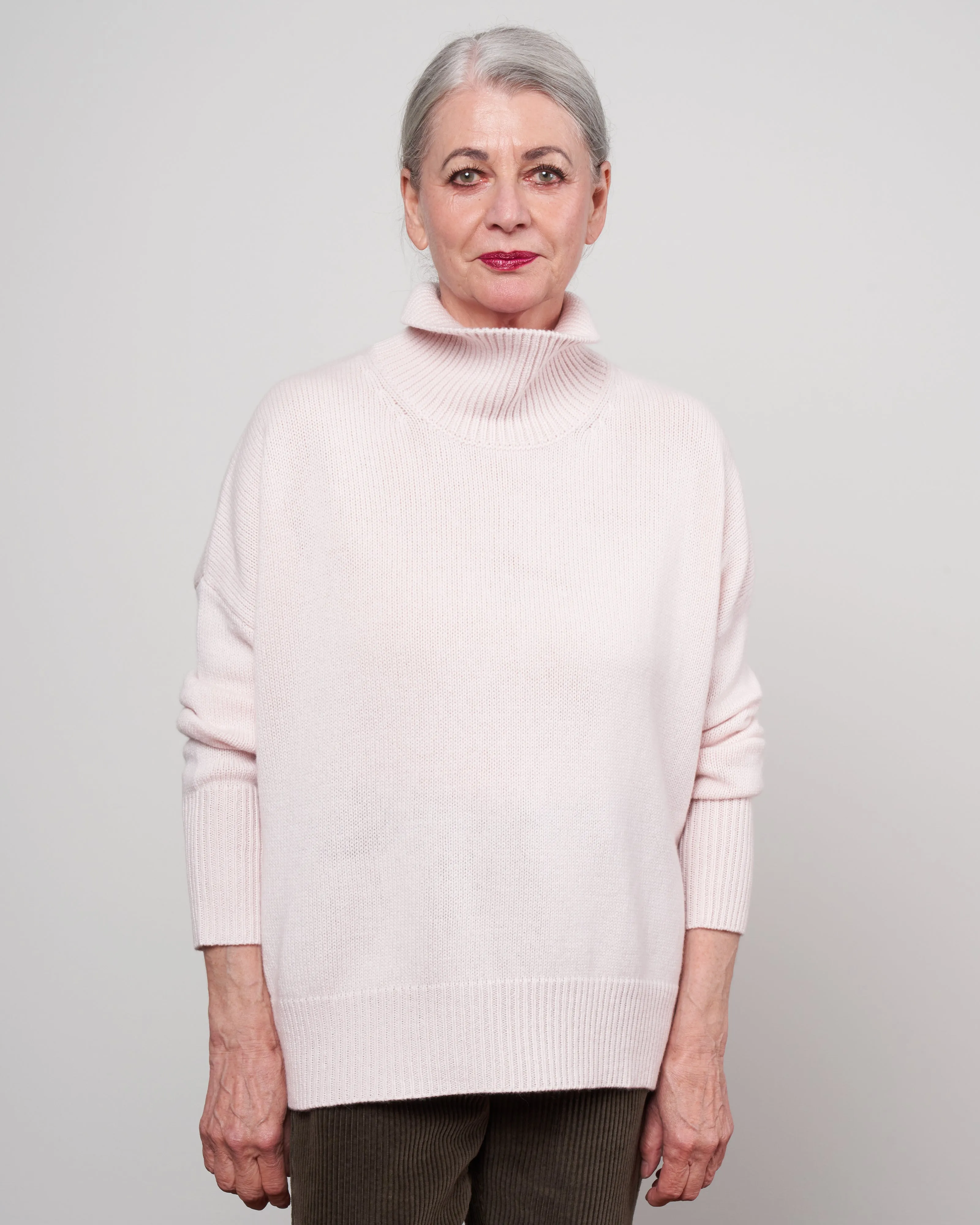 heidi sweater - soft pink