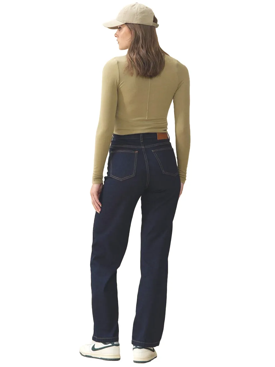 High Rise Denim - Dark Rinse