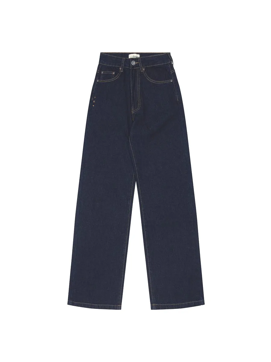 High Rise Denim - Dark Rinse