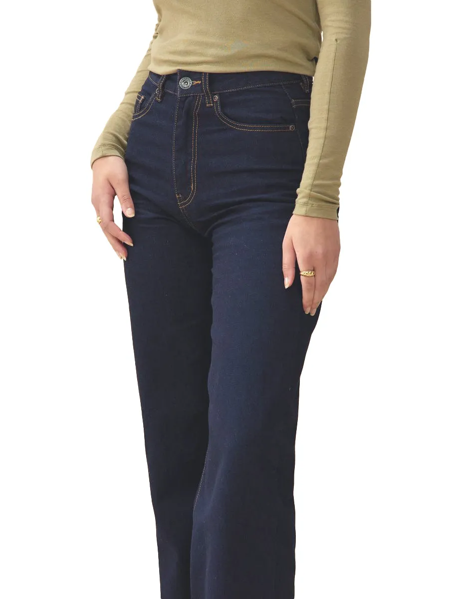 High Rise Denim - Dark Rinse