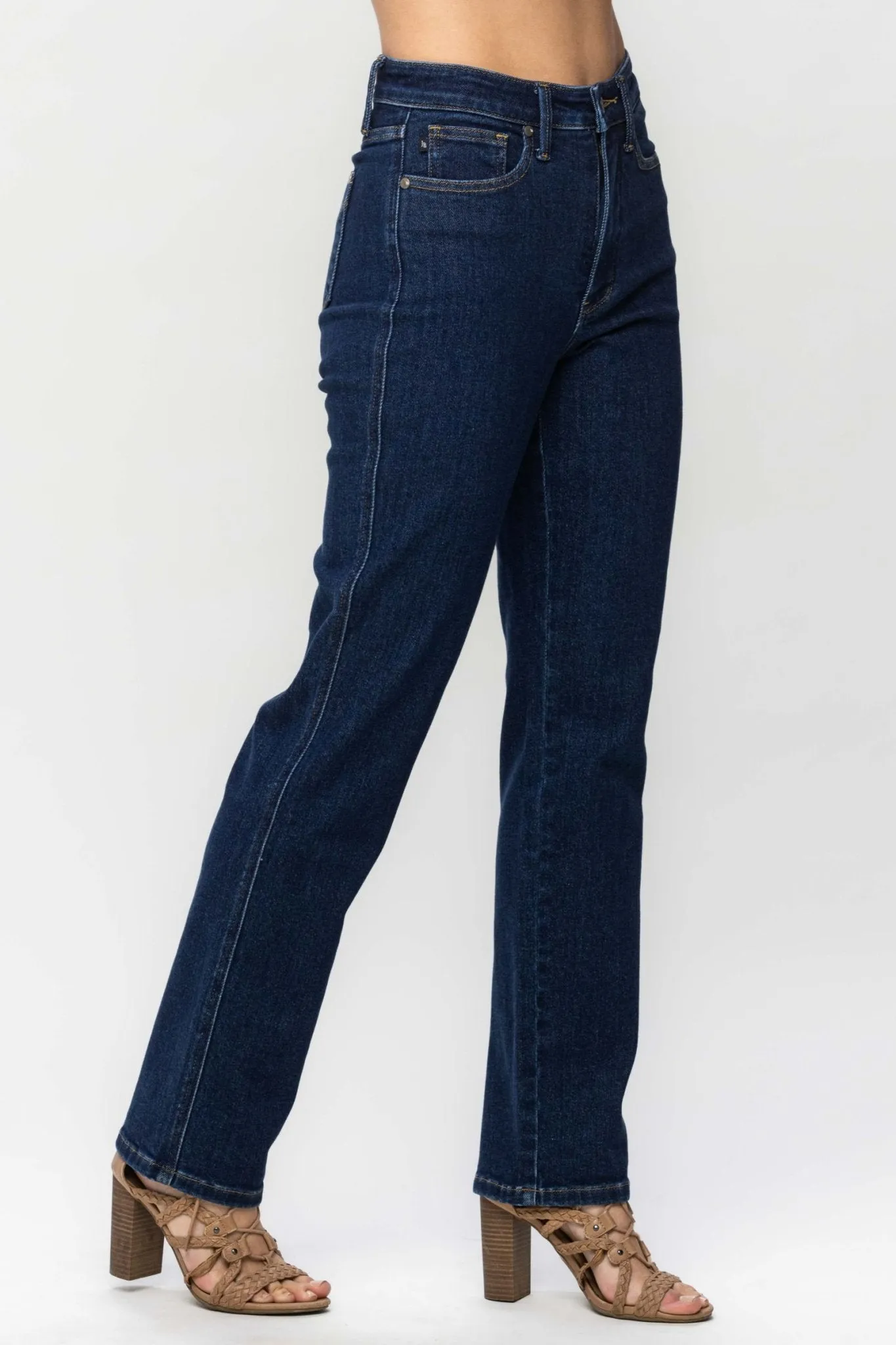 Judy Blue Josie Tummy Control Classic Straight Jeans