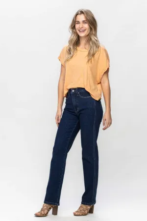 Judy Blue Josie Tummy Control Classic Straight Jeans