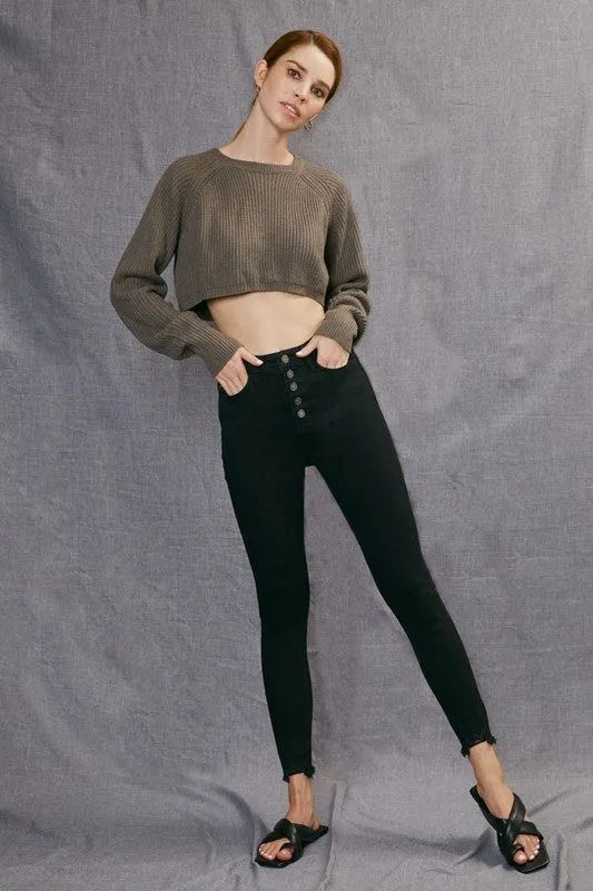 Kan Can High Rise Super Skinny Jeans