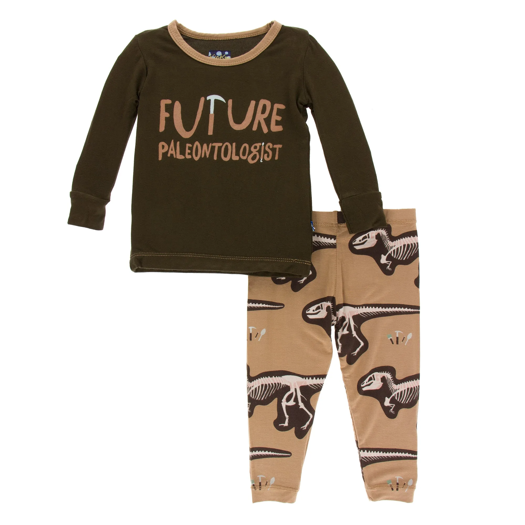 Kickee Pants Print Long Sleeve Pajama Set