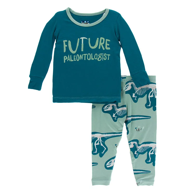 Kickee Pants Print Long Sleeve Pajama Set