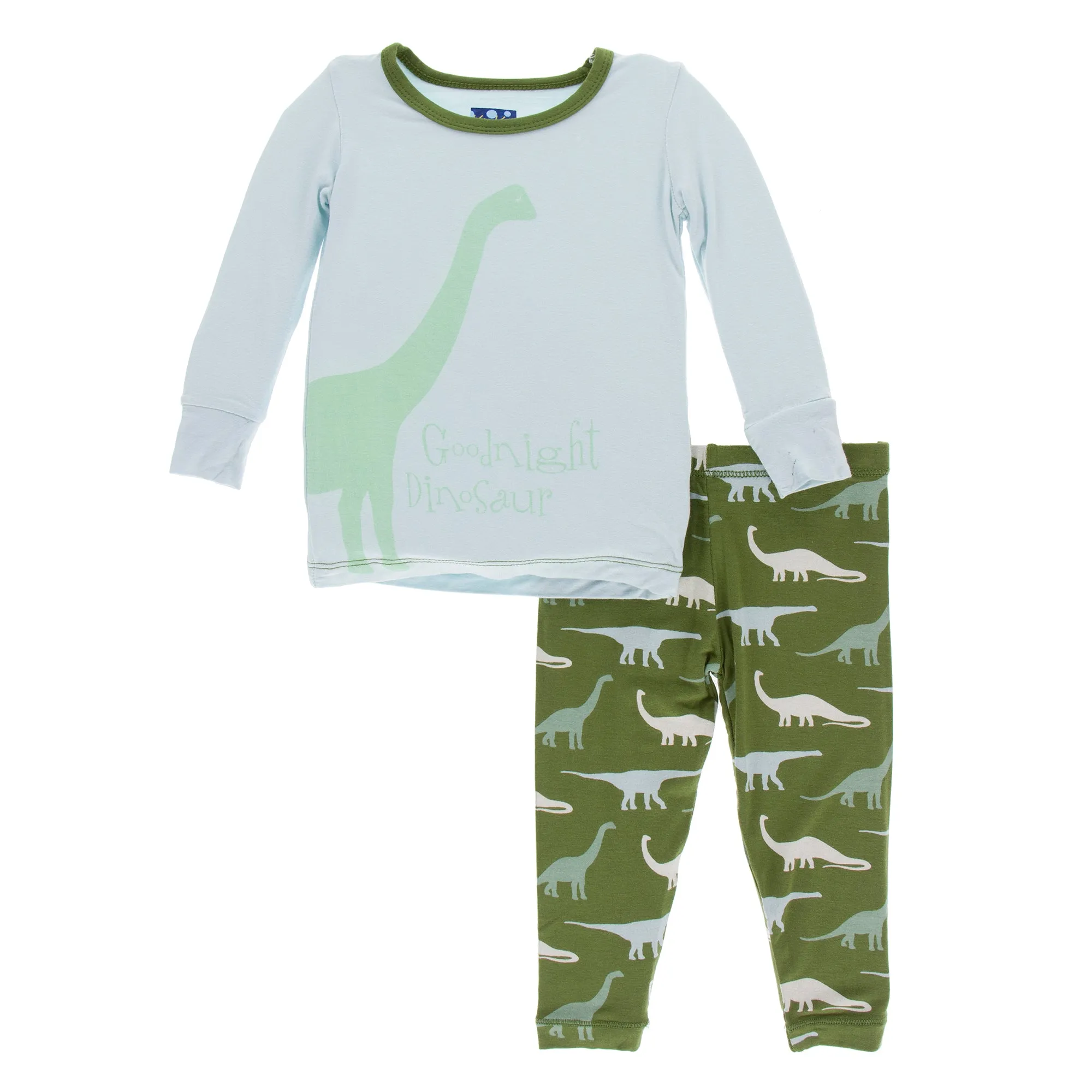 Kickee Pants Print Long Sleeve Pajama Set