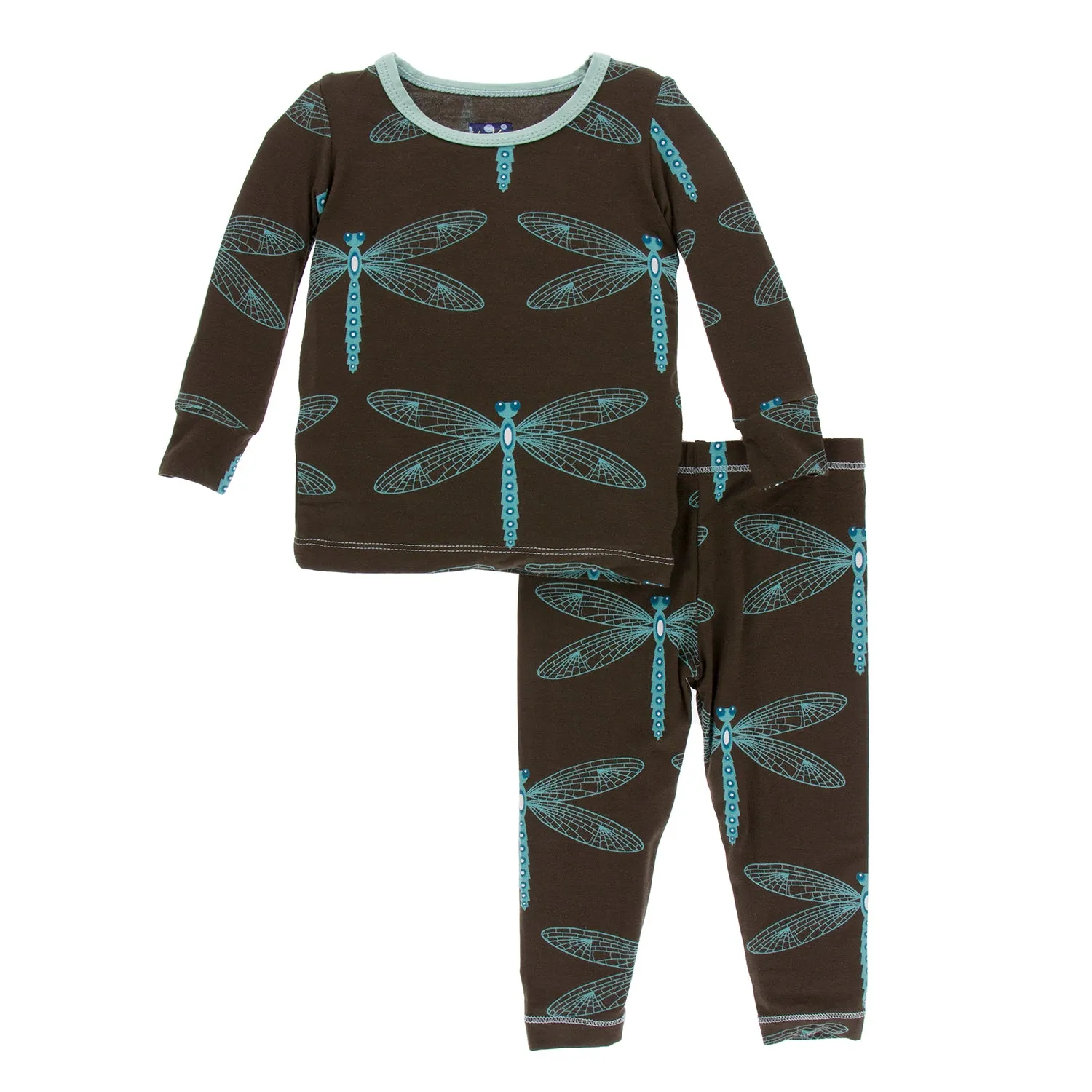 Kickee Pants Print Long Sleeve Pajama Set