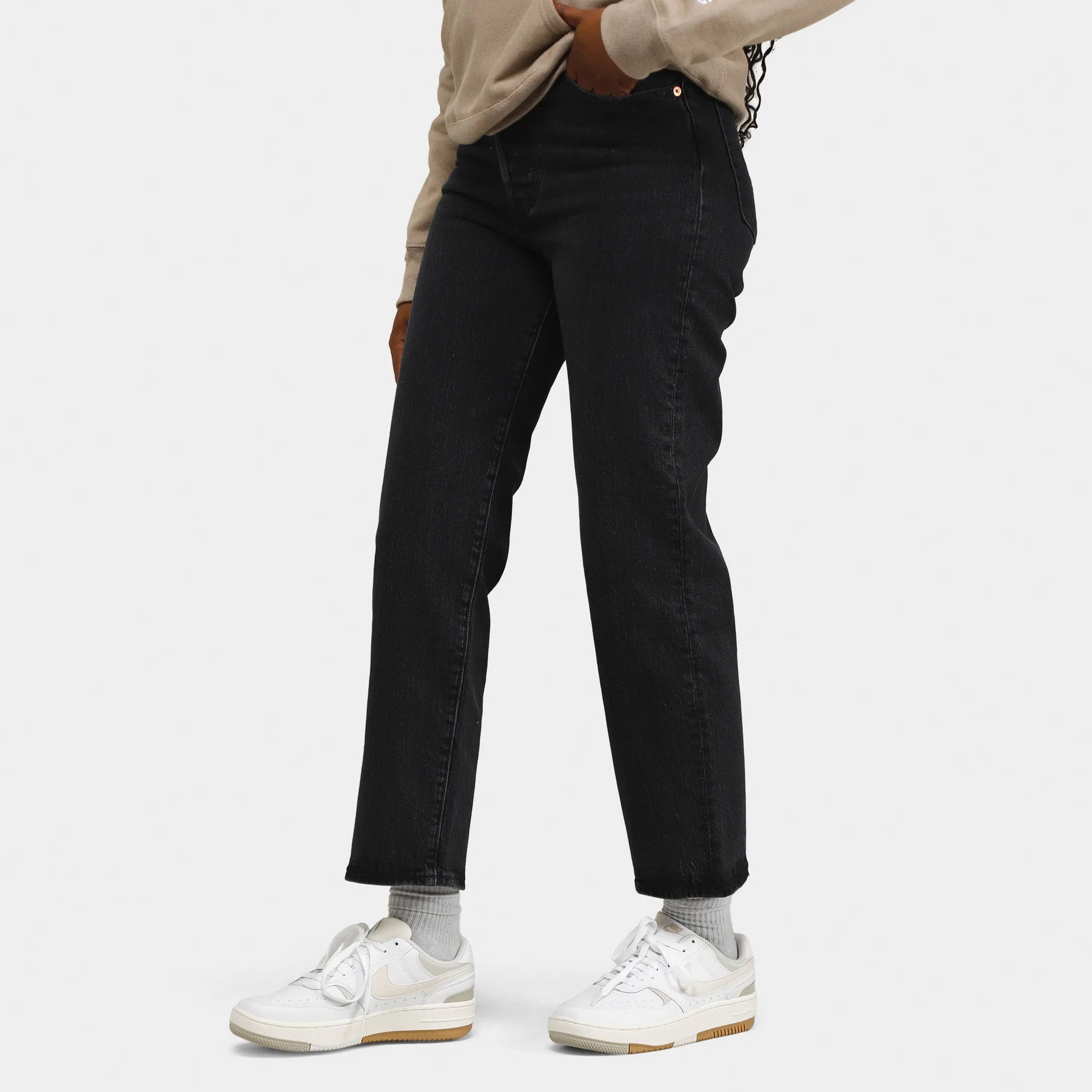 Levi's Women's Ribcage Straight Ankle Jeans / Feelin Cagey
