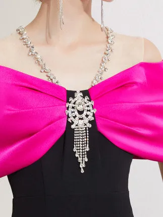 Limited edition High-end light luxury wear banquet long dress- Elia