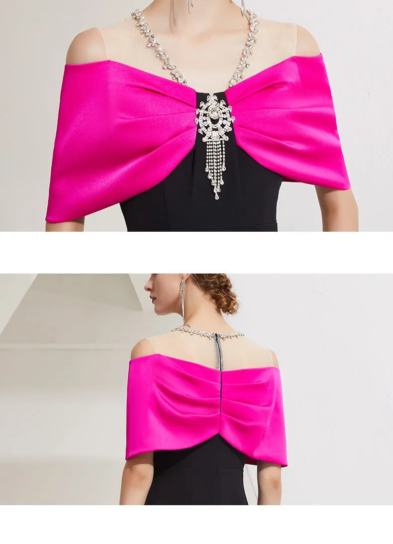 Limited edition High-end light luxury wear banquet long dress- Elia