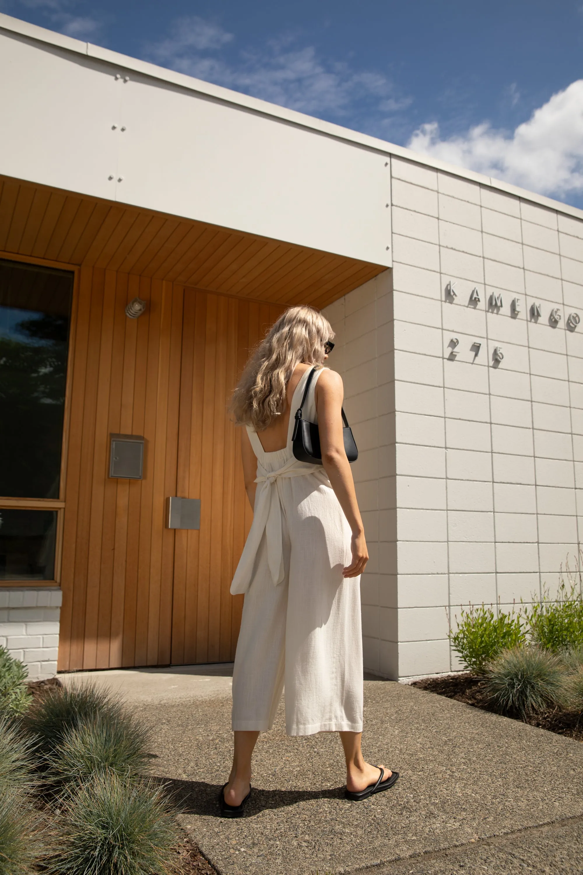 LINEN BLEND JUMPSUIT