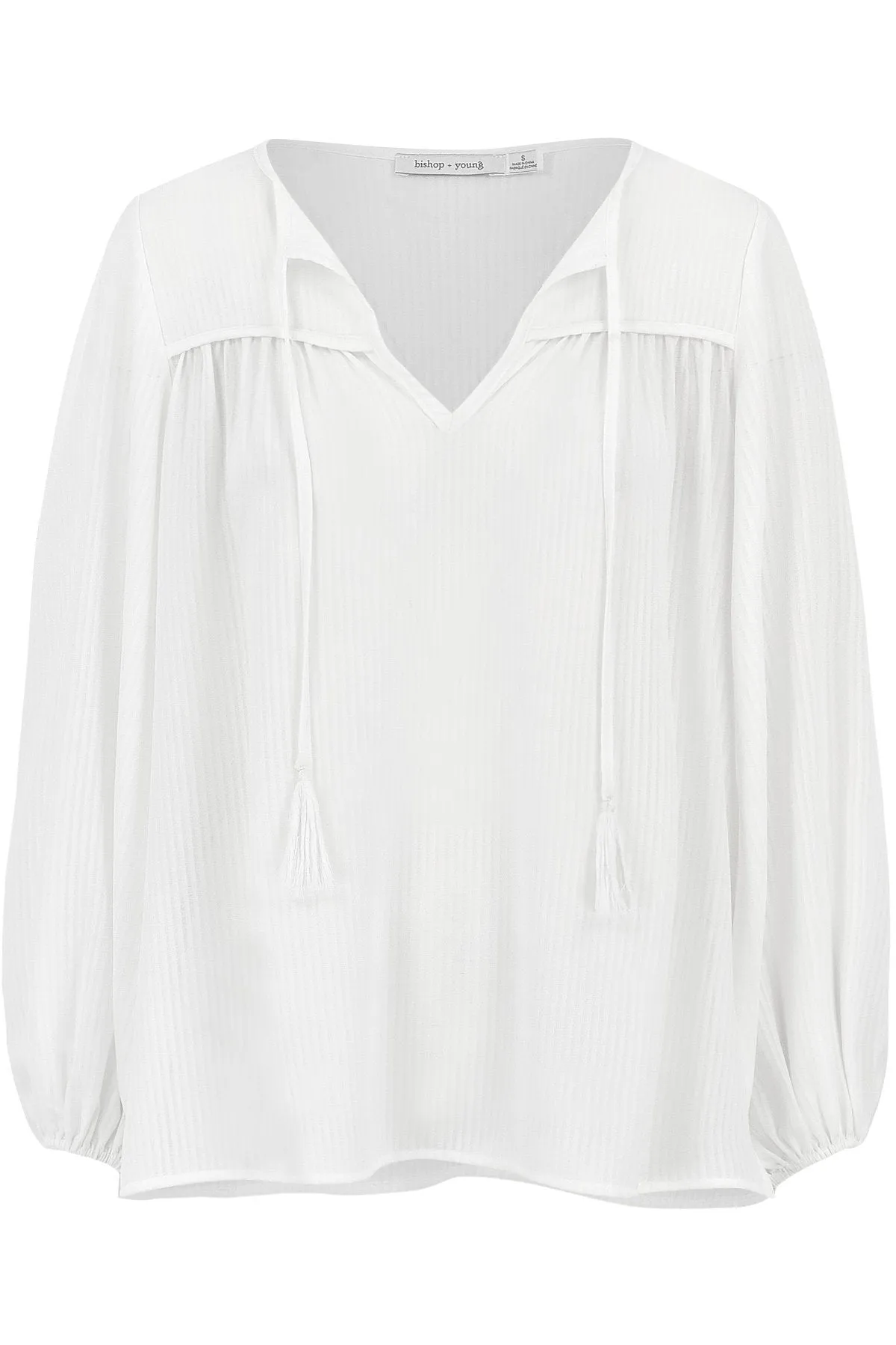 Long Sleeve Peasant Blouse