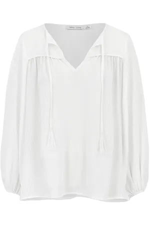 Long Sleeve Peasant Blouse