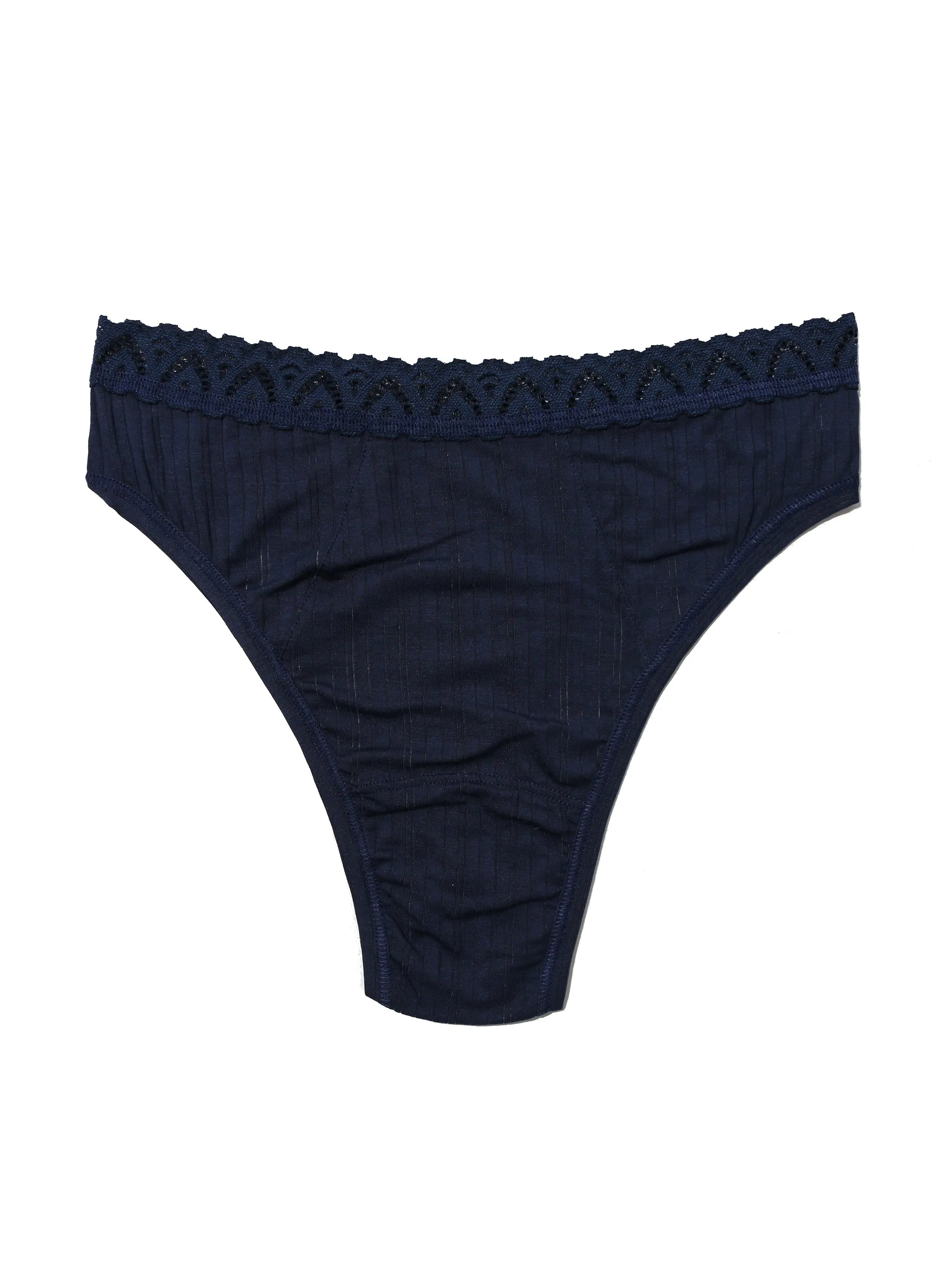 MellowLuxe™ High Cut Thong Bicoastal Blue Sale