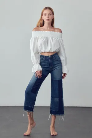 MIDRISE CROPPED JEANS