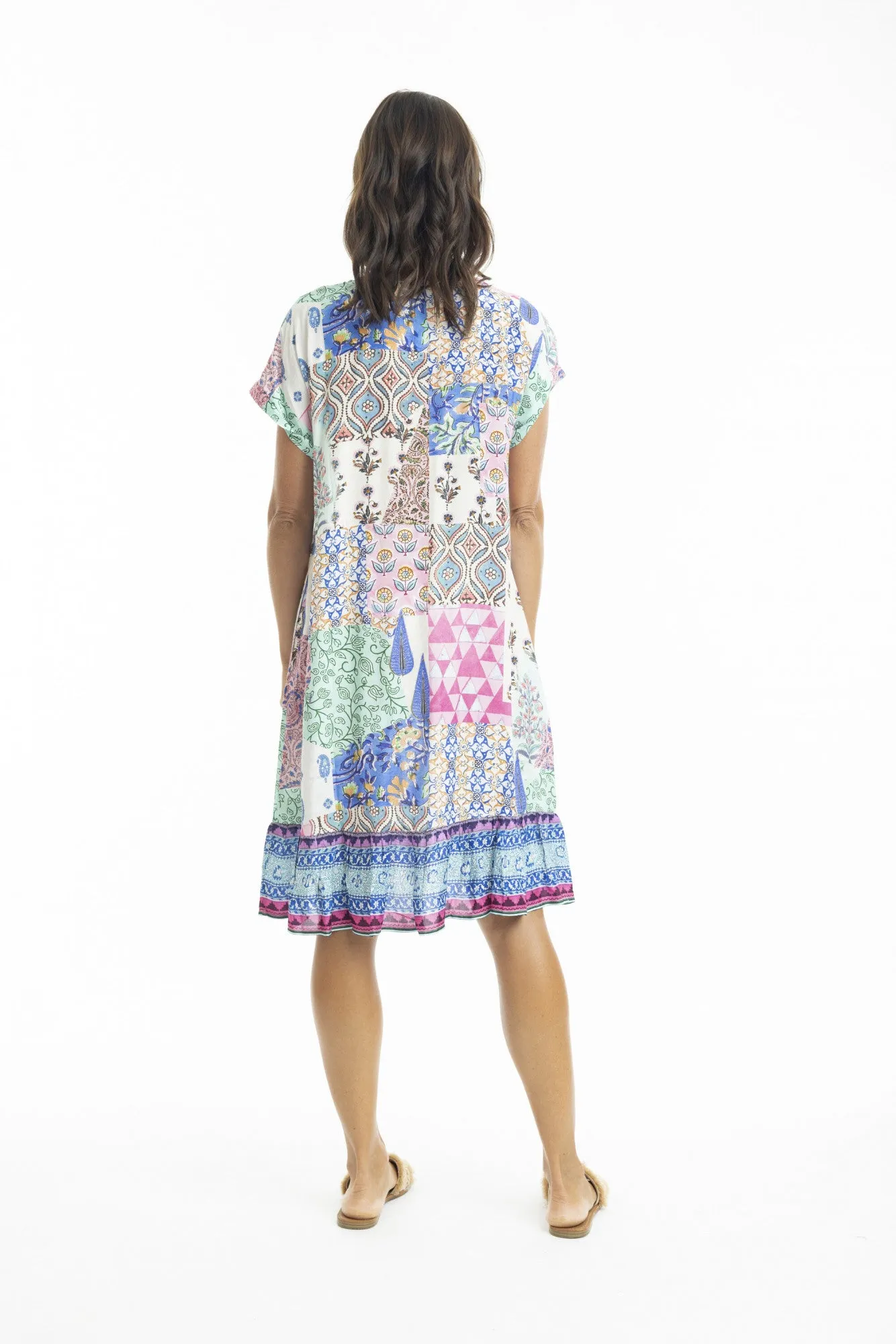 Orientique - Emma Short Sleeve Shift Dress