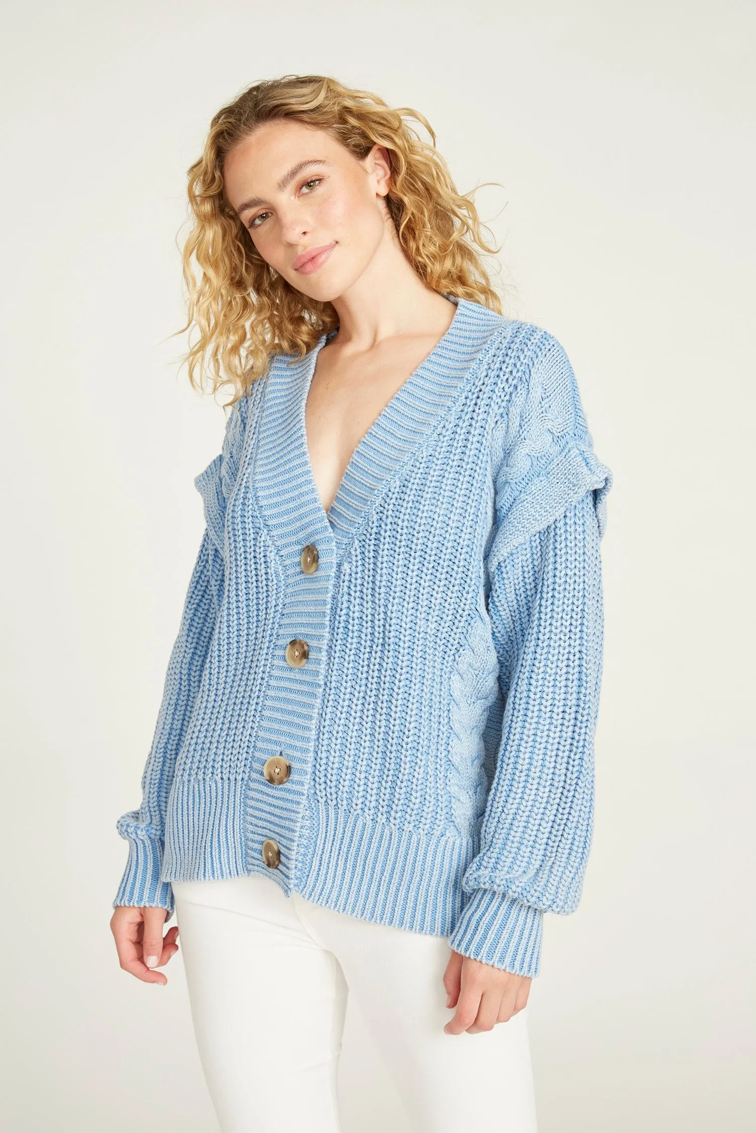 Oversized Sweater - Sky Blue