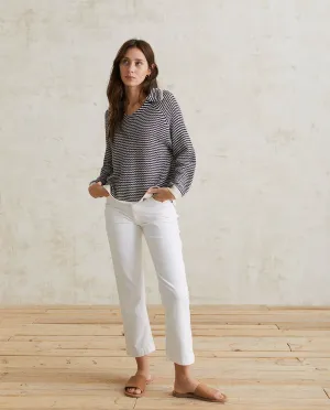 PANTALONE DRITTO IN DENIM BIANCO
