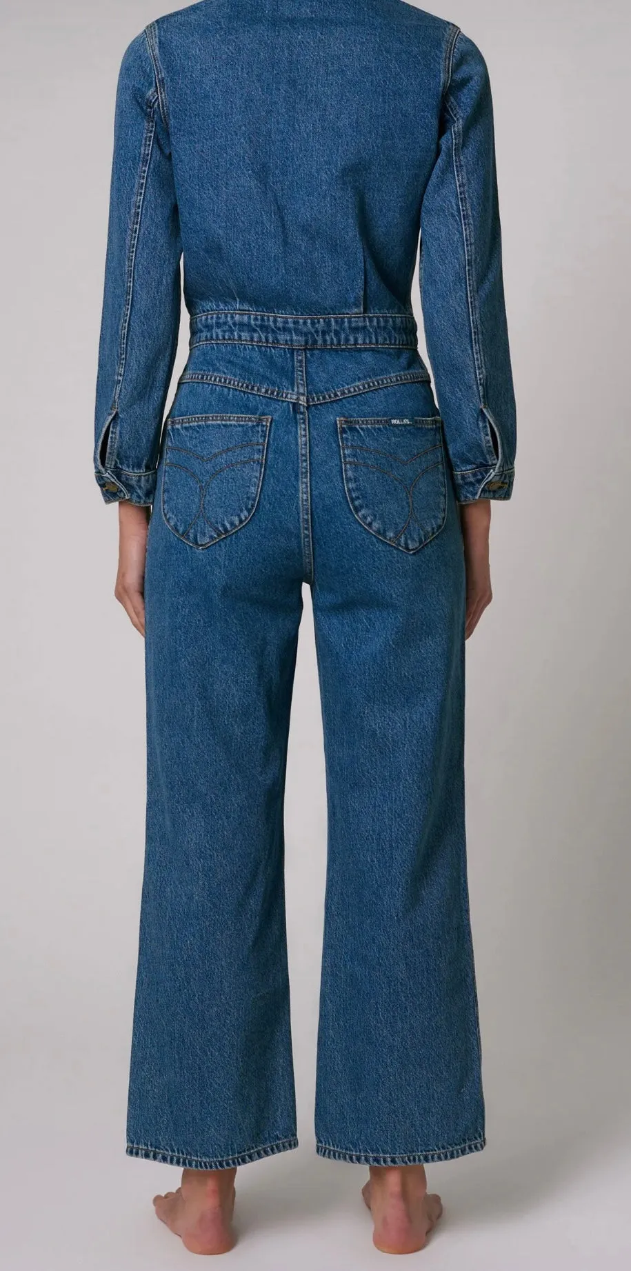 Rolla's Heidi Jumpsuit - Pacific - Mid Vintage Blue