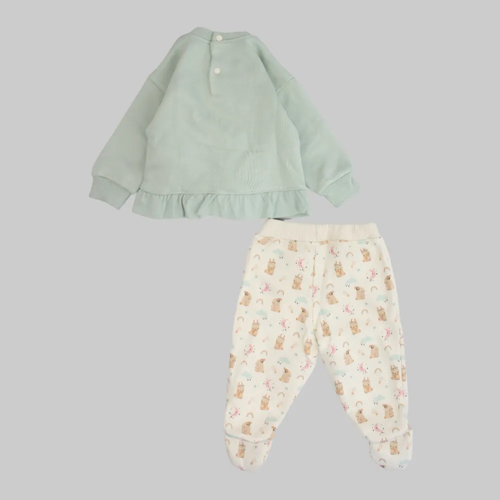 Sleepy Rabbits Long-Sleeved Pajama