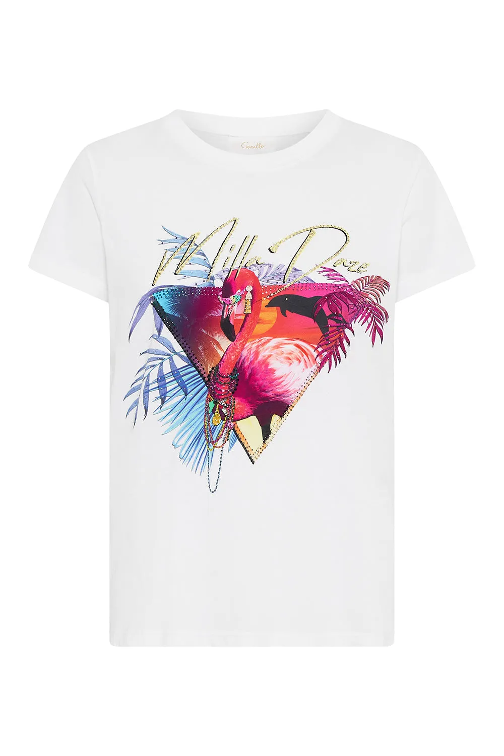 SLIM FIT ROUND NECK T-SHIRT WHATS YOUR VICE