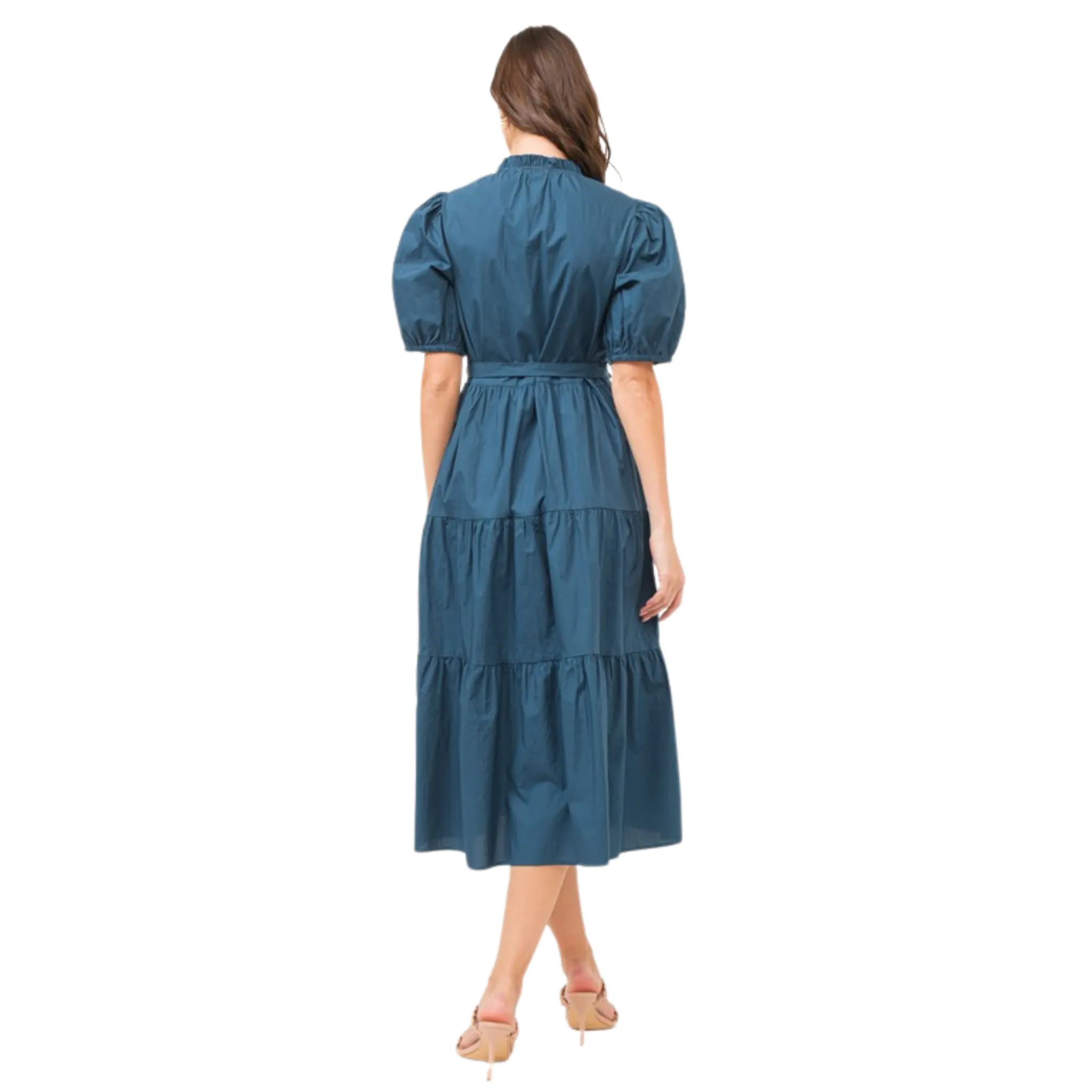 Tiered Midi Dress