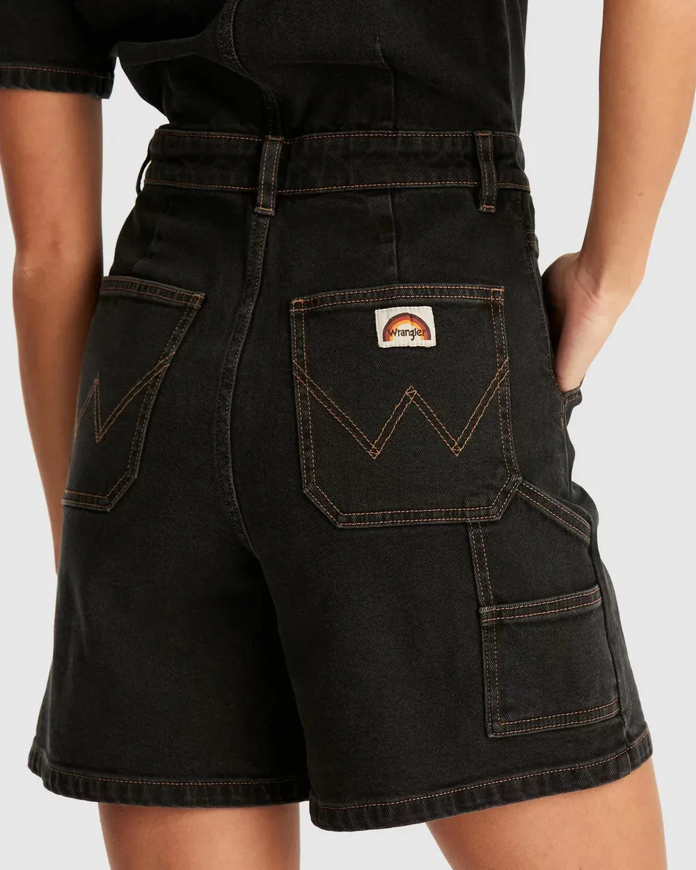 Wrangler - Breakout Carpenter Romper (Black)
