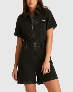 Wrangler - Breakout Carpenter Romper (Black)